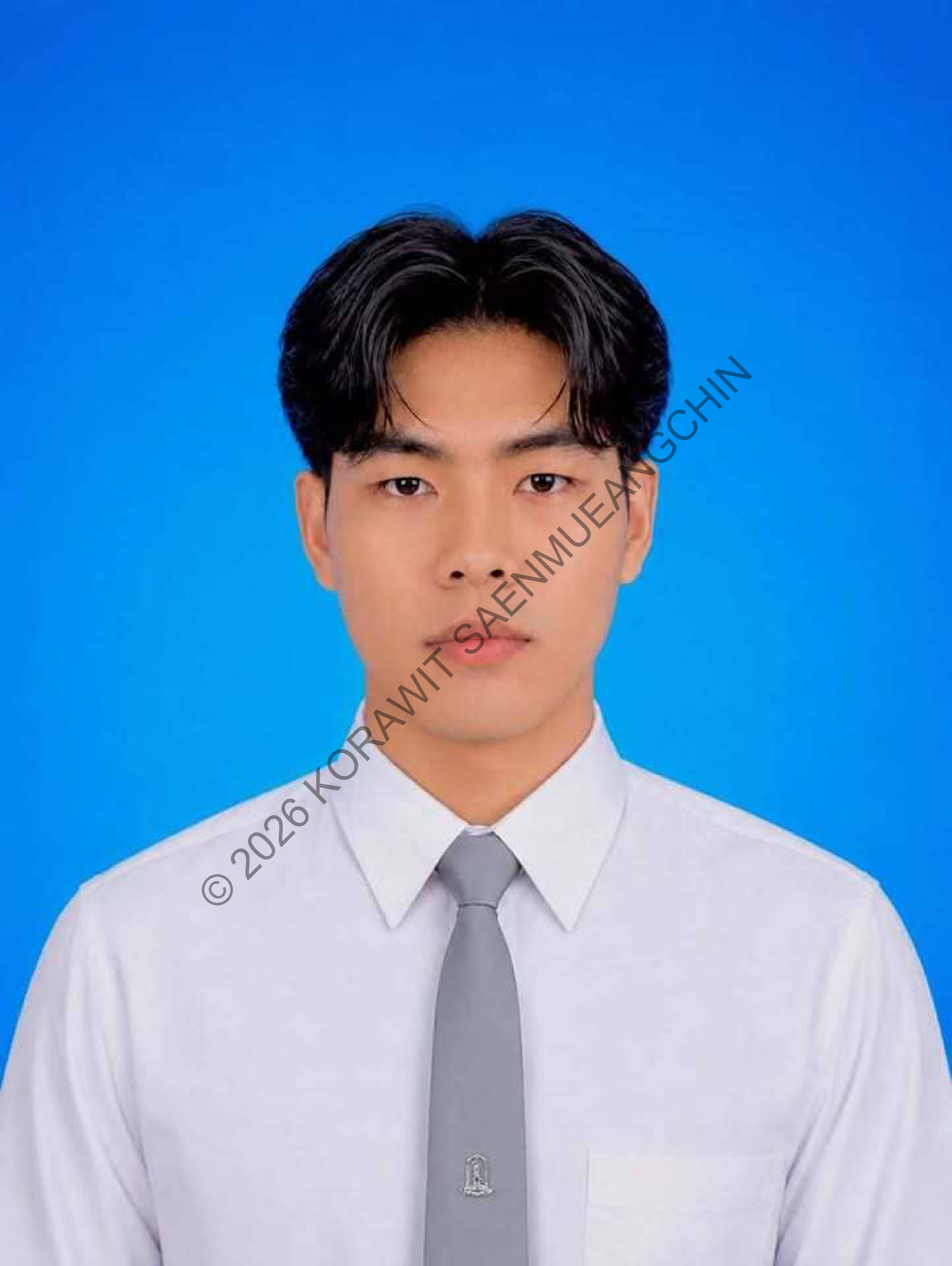 รูปชุดนิสิต มหาวิทยาลัยมหาสารคาม - กรวิชญ์ แสนเมืองชิน